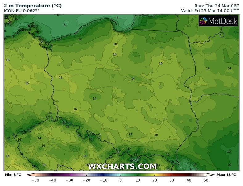 Termometry pokażą nawet 17 st. C