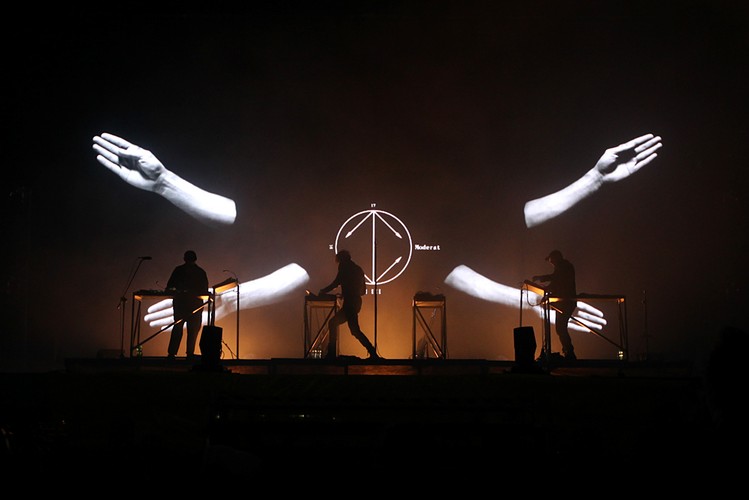 Moderat na festiwalu Open'er 2017. 30.06.2017