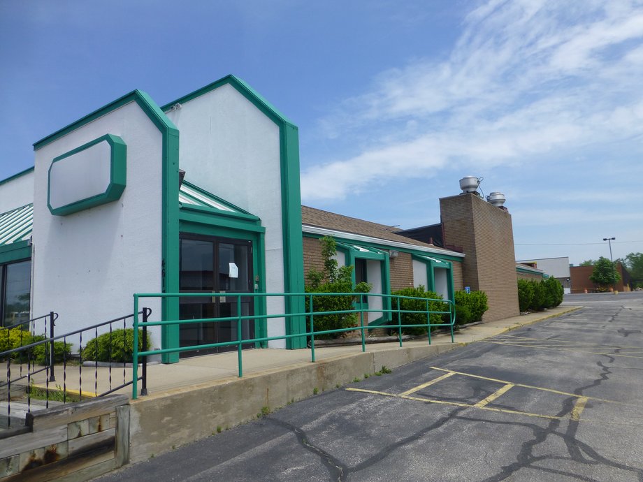 This building in North Randall, Ohio, was formerly a Ponderosa Steakhouse.