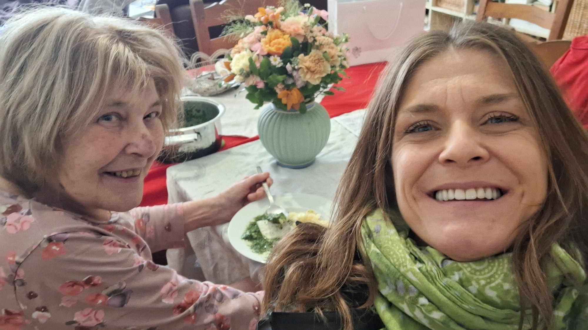 Humoristka Oľga Feldeková s dcérou Katarínou.