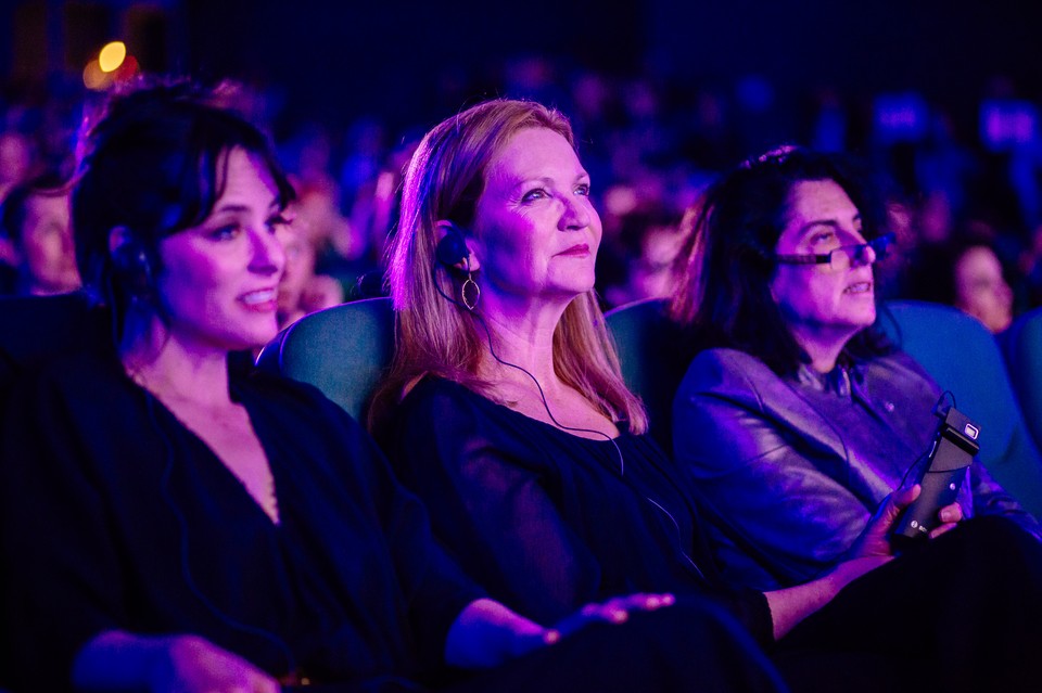 Parker Posey i Joan Allen podczas gali zamknięcia Off Plus Camera (fot. Filip Radwański)