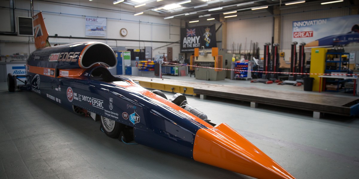 Naddźwiękowy samochód Bloodhound SSC