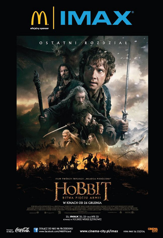 "Hobbit: Bitwa pięciu armii" w IMAX
