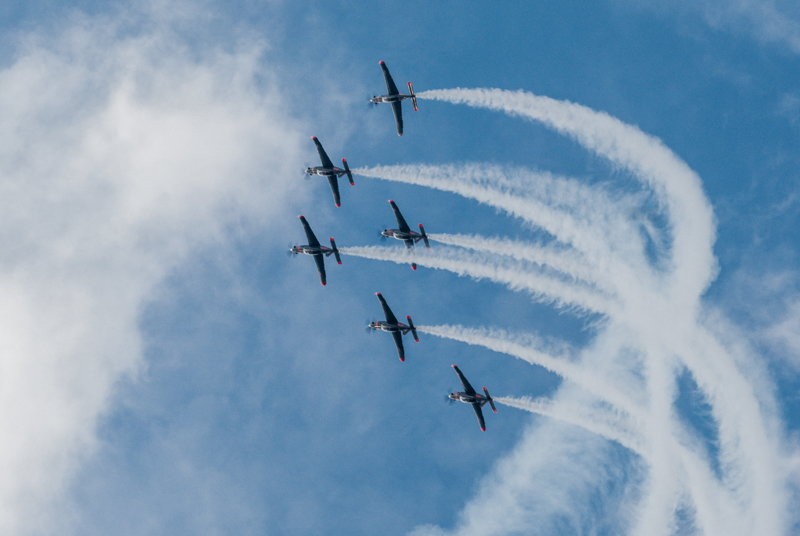 Orliki na pokazach Air Show w Radomiu