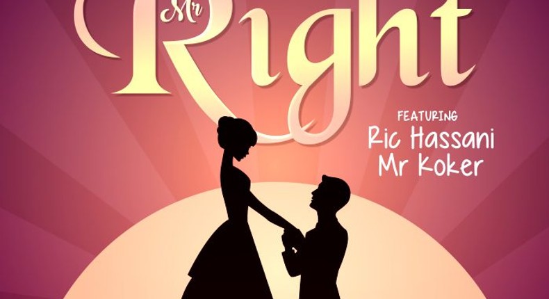 Tiwezi - Mr right feat Ric Hassani, Koker artwork