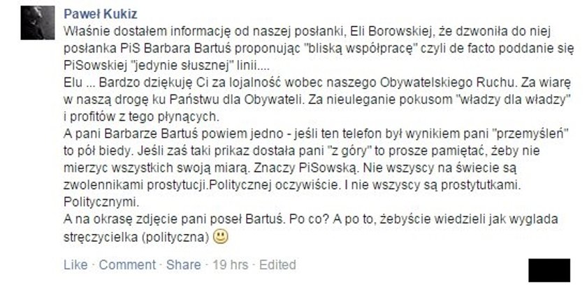 PiS chce podkraść Kukizowi posłów?