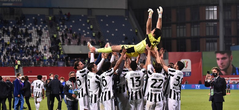 Juventus Turyn zdobył Puchar Włoch. Szczęsny na ławce, bronił 43-letni Buffon