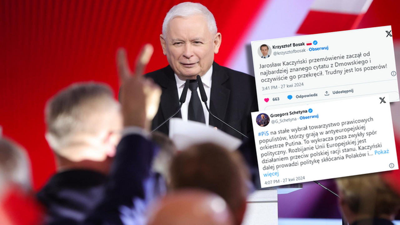 Fala komentarzy po wystąpieniu Jarosława Kaczyńskiego. 