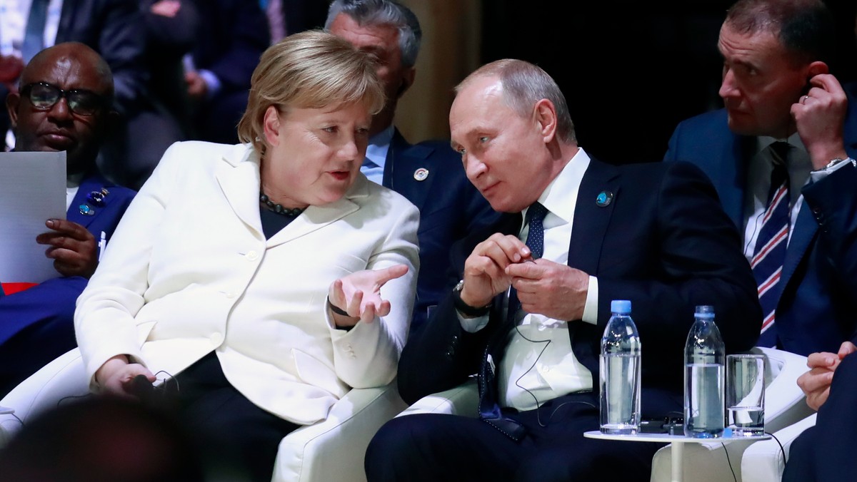 Angela Merkel Władimir Putin