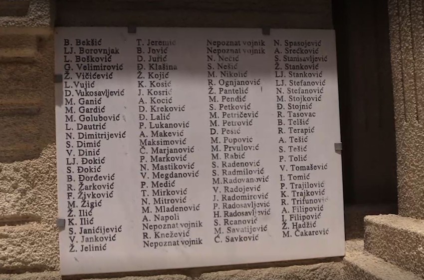 spomen ploča na kapeli u bizerti