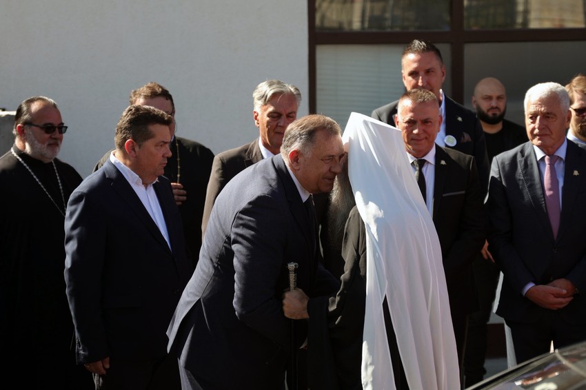 Patrijarh Porfirije i Milorad Dodik