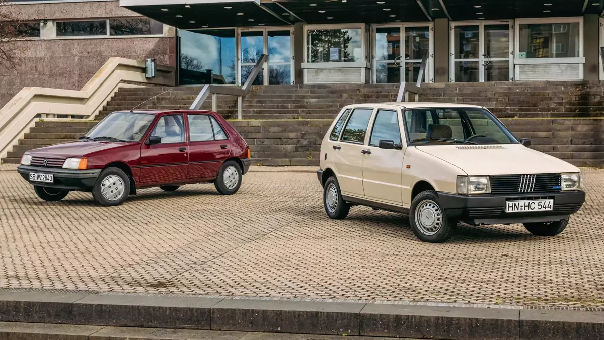 Fiat Uno kontra Peugeot 205