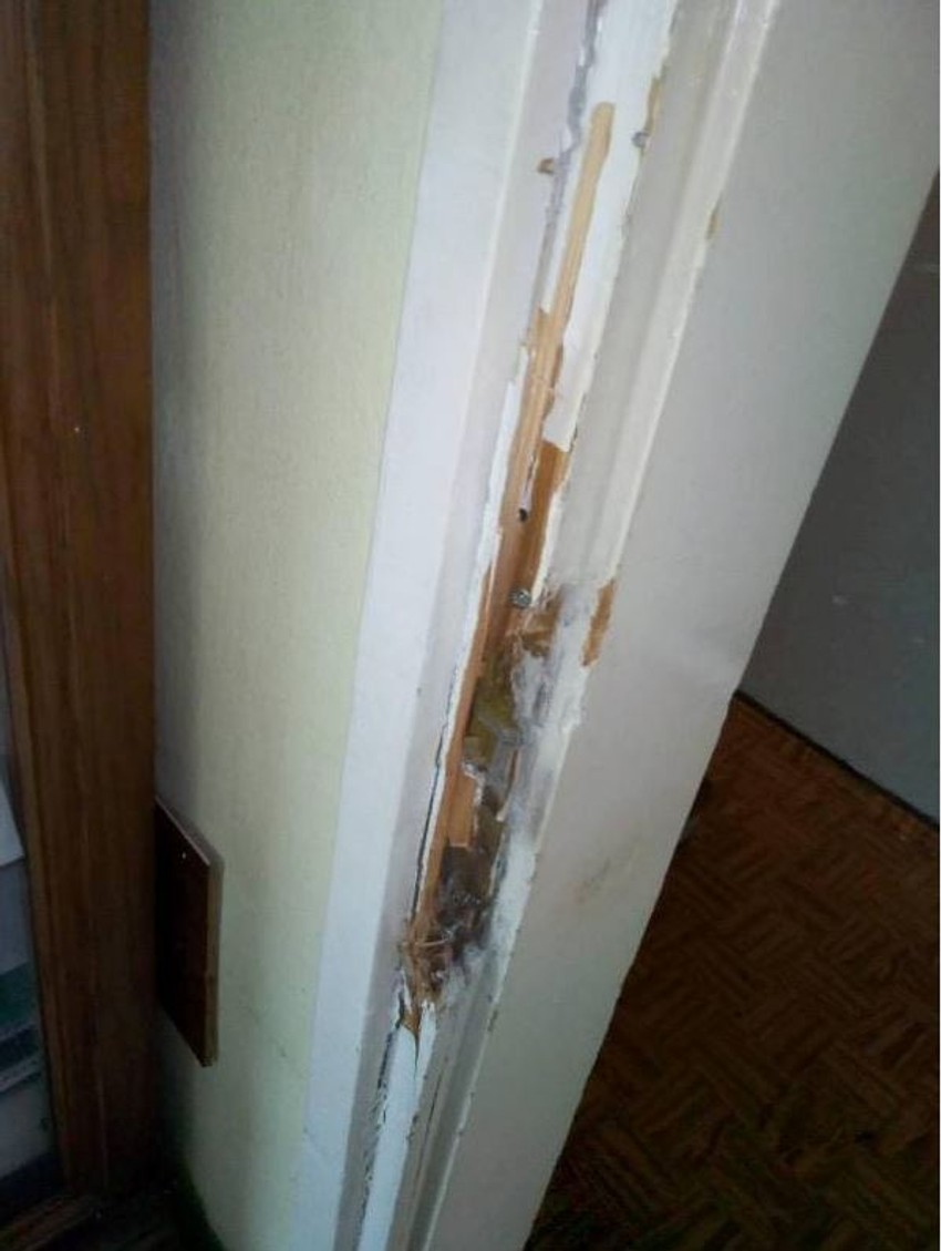 Obijena vrata MZ "Milorad Medaković"