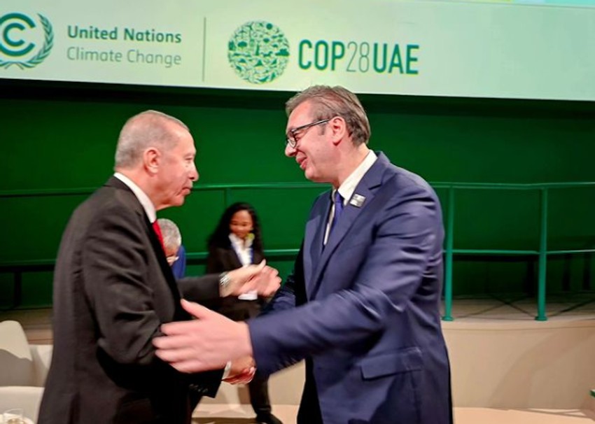Aleksandar Vučić i Redžep TAjip Erdogan u Dubaiju