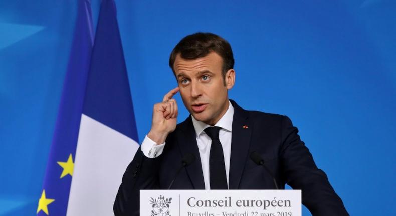French President Emmanuel Macron accused his EU counterparts of not only failing to follow through on their pledges under the Paris climate agreement but also ignoring the demands of thousands of students who have marched in European streets