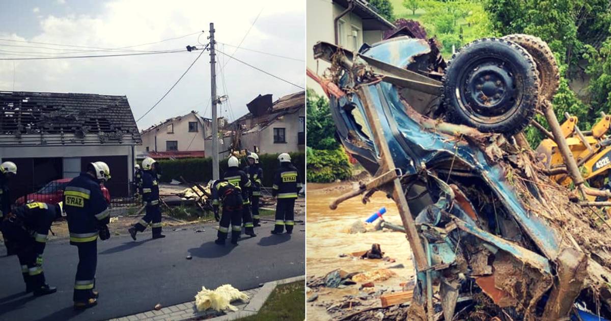 V Poľsku vyčíňalo tornádo, v Čechách povodne - Noizz