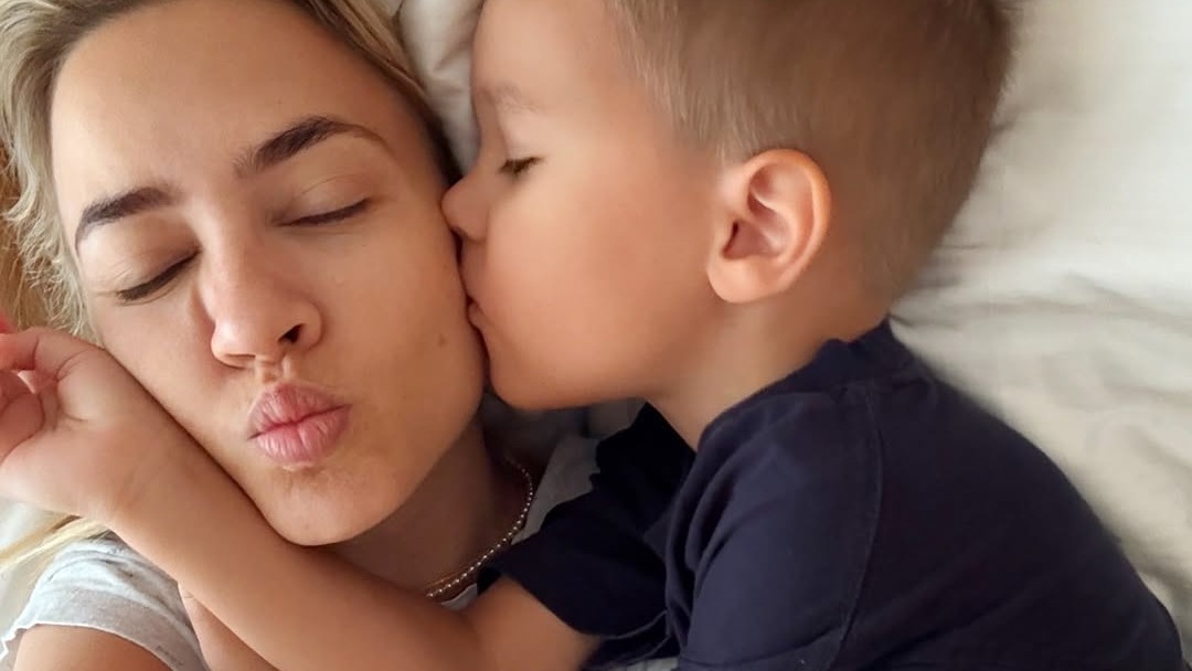 Barbora Krajčírová so synom Kristiánom. IG: @barbora.krajcirova