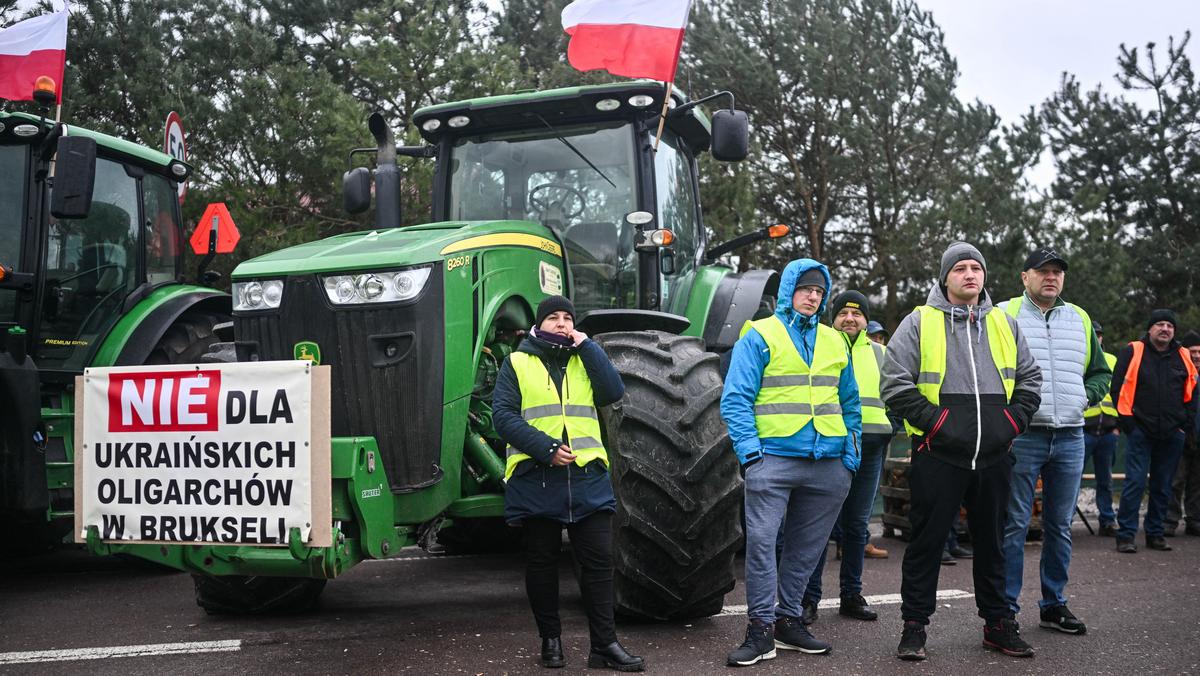 Protesty rolników.