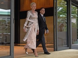 Agata Duda sama poleciała na intronizację cesarza Naruhito i... zaprezentowała się lepiej niż królowe. FOTO