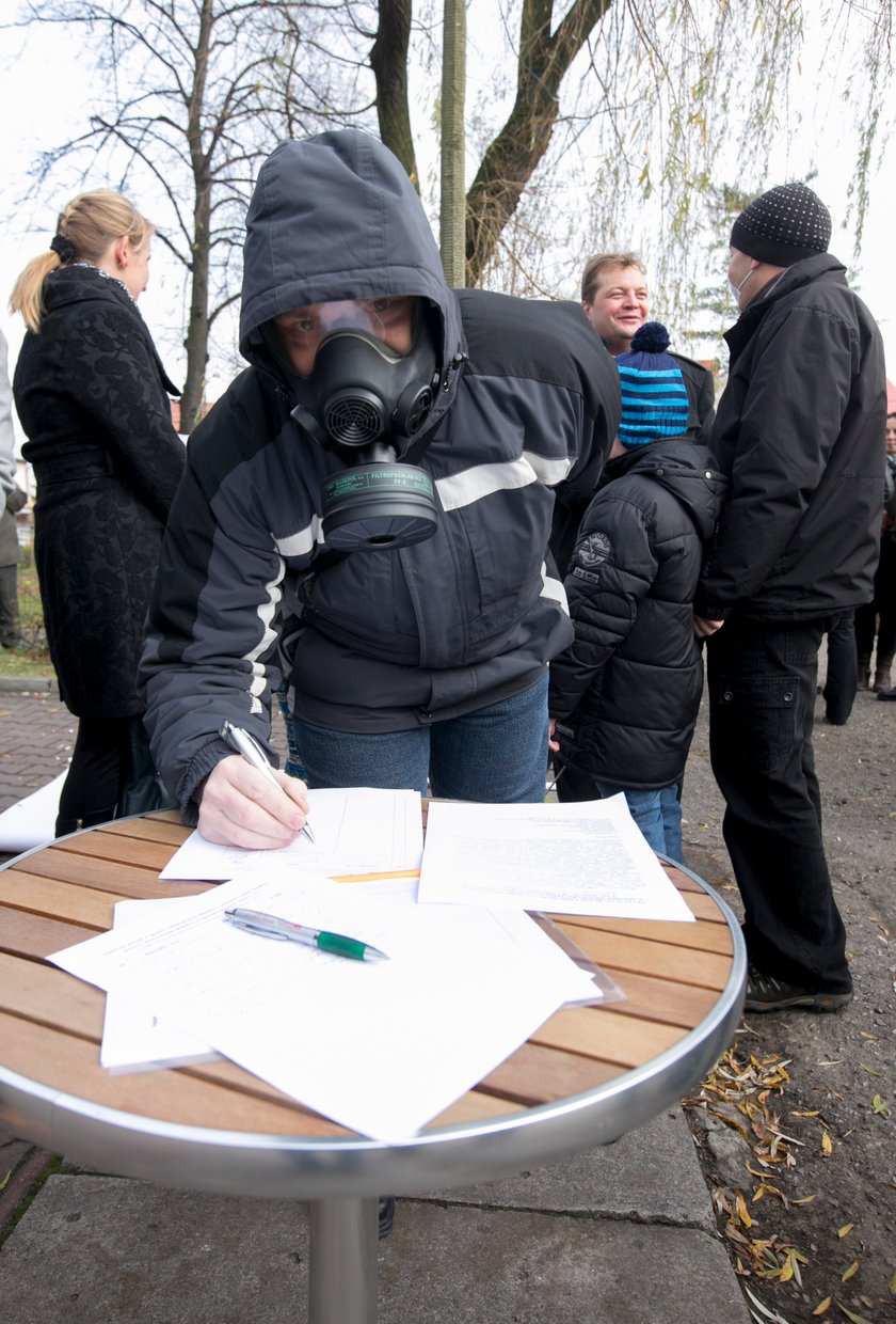 Protest w Dąbrowie Górniczej