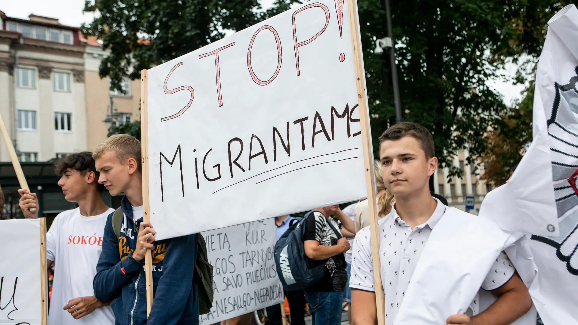 Łukaszenko wykorzystuje uchodźców, by zdestabilizować sytuację na Litwie