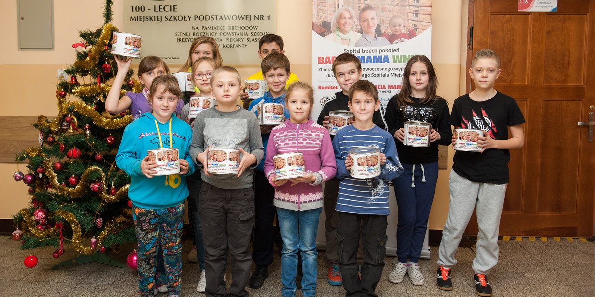 W Piekarach Śl.dzieci zbierają pieniądze na wyposażenie szpitala