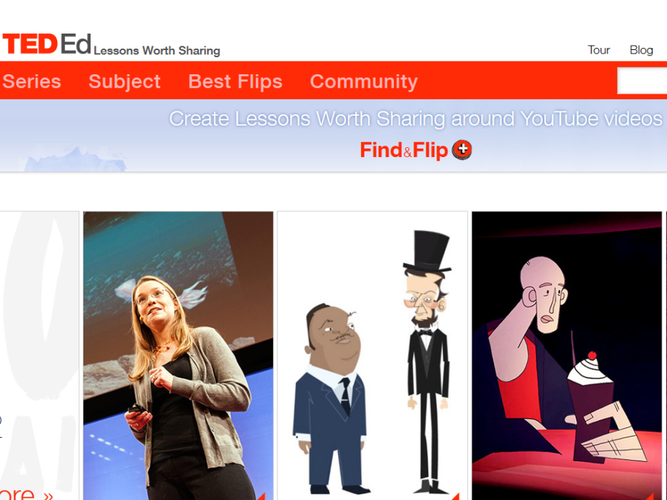 <b>TED-ed</b>
<br><br>
Kategoria: Edukacja
<br><br>
TED-ed, to świetne narzędzie edukacyjne oparte na idei konferencji TED (krótkich inspirujących przemówień wygłaszanych przez ludzi z całego świata). Setki filmów, prezentacji i quizów z wszystkich możliwych dziedzin wiedzy. Pozycja obowiązkowa.
<br><br>
http://ed.ted.com/