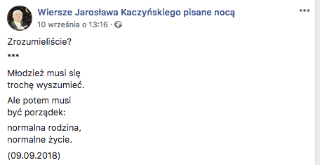 Wiersze Jarosława Kaczyńskego pisane nocą 