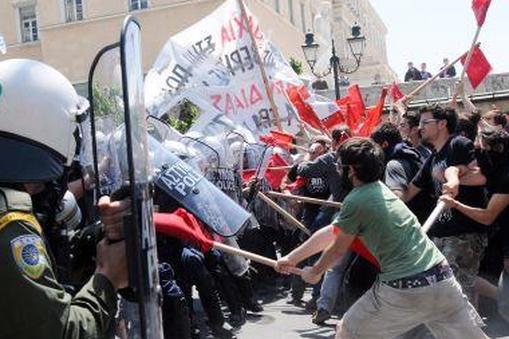 grecja protest