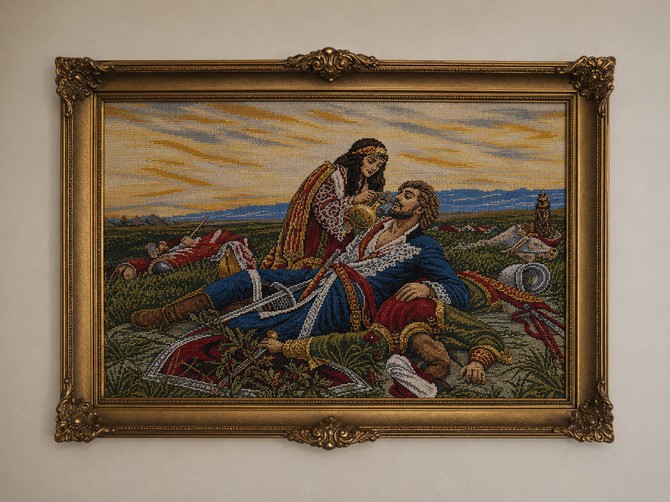 Vrednost goblena "Kosovka devojka" zavisi od mnogih detalja 