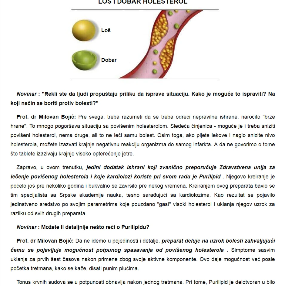 Deo izmišljenog intervjua