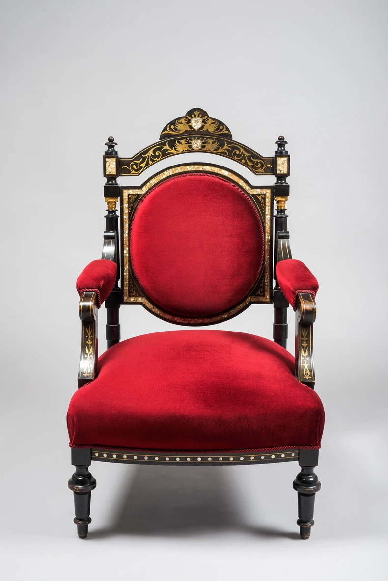 Fotelja, ampir, Naoleon III, 1870.