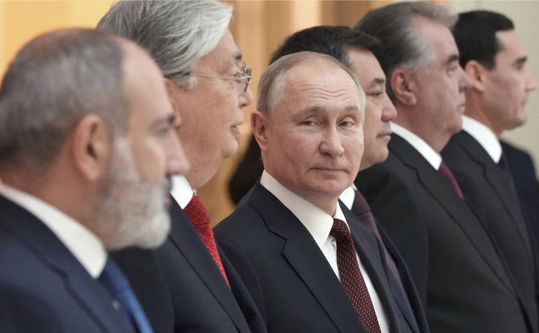 Władimir Putin na szczycie Wspólnoty Niepodległych Państw, 2022 r.