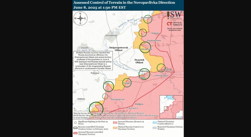 Sytuacja wokół Nowopawliwki
