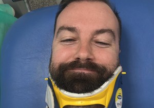 Bogoljub Veličković koji je doživeo tešku saobraćajnu nesreću na eletričnom trotinetu