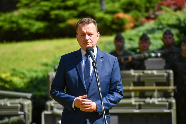 Wicepremier i minister obrony narodowej Mariusz Błaszczak