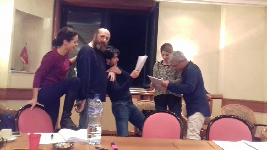 Jagoš Marković na probi u CNP