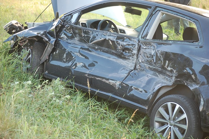 Tragiczny wypadek pod Głogowem. Niemowlę w szpitalu