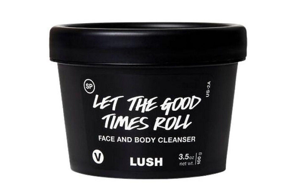 Lush, pasta peelingująca do mycia twarzy Let the Good Times Roll (57,90 zł/100g)