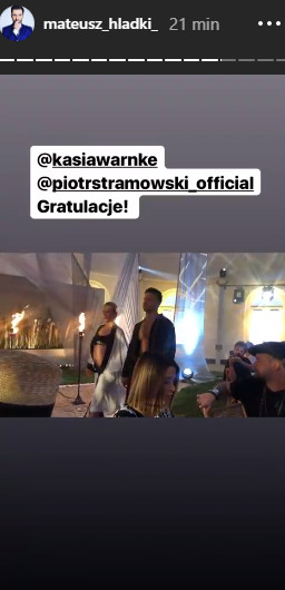 Mateusz Hładki na Instagramie