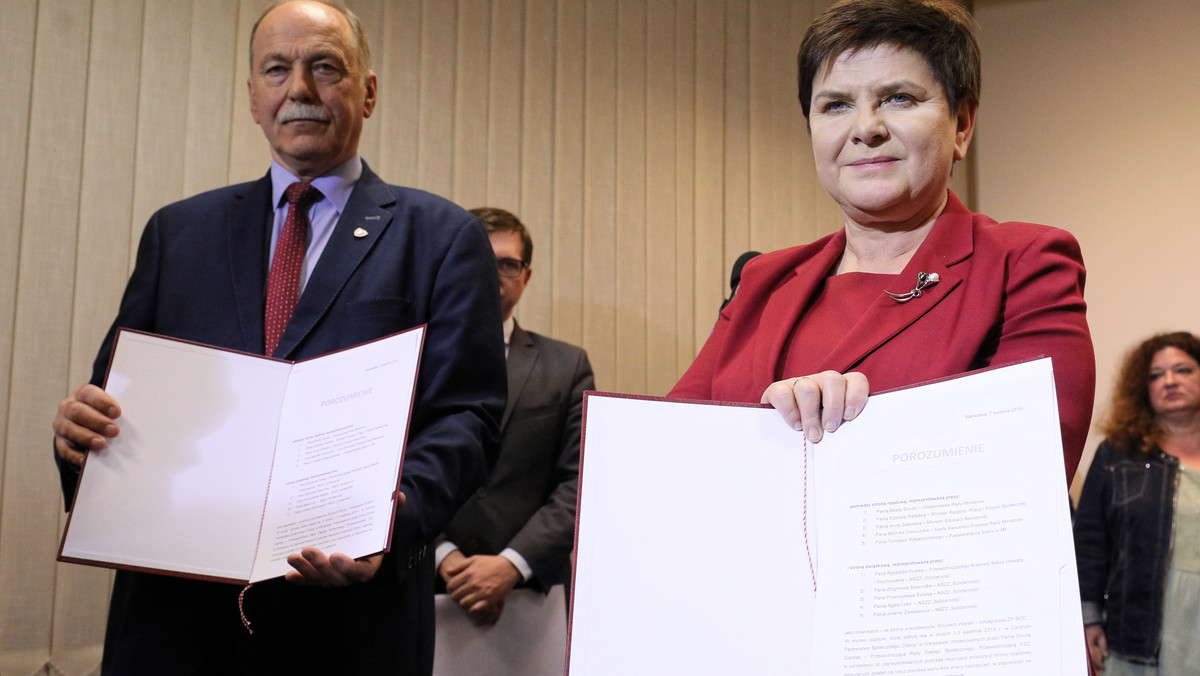 Strajk nauczycieli. Porozumienie Solidarności z rządem. Co zawiera?