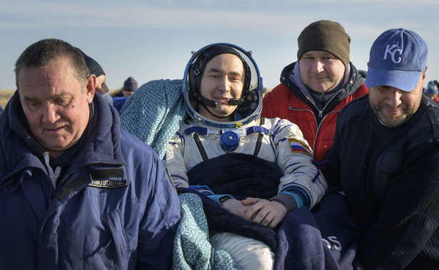 Lądowanie 66 Ekspedycji w Kazachstanie