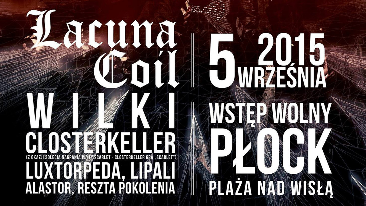 Czwarta edycja Summer Fall Festival, zwieńczając wakacyjne wydarzenia muzyczne, odbędzie się w sobotę 5 września. Co roku prezentowana jest szeroko rozumiana muzyka rockowa od indie, przez tradycyjne brzmienia gitarowe, po metal. Gwiazdą tegorocznej edycji festiwalu będzie włoska metalowa grupa Lacuna Coil, która obecnie promuje swój siódmy album – „Broken Crown Halo”. Wstęp na imprezę jest darmowy.