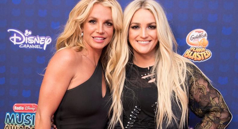 Britney and Jamie Lynn Spears in 2017.Image Group LA/Disney Channel via Getty Images