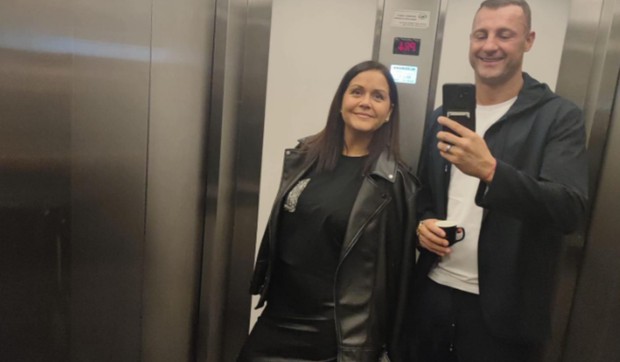 Silvija Nedeljković sa mužem