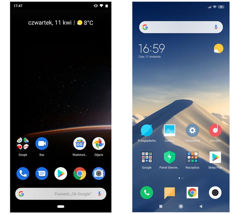 Pulpit Android One i MIUI 10