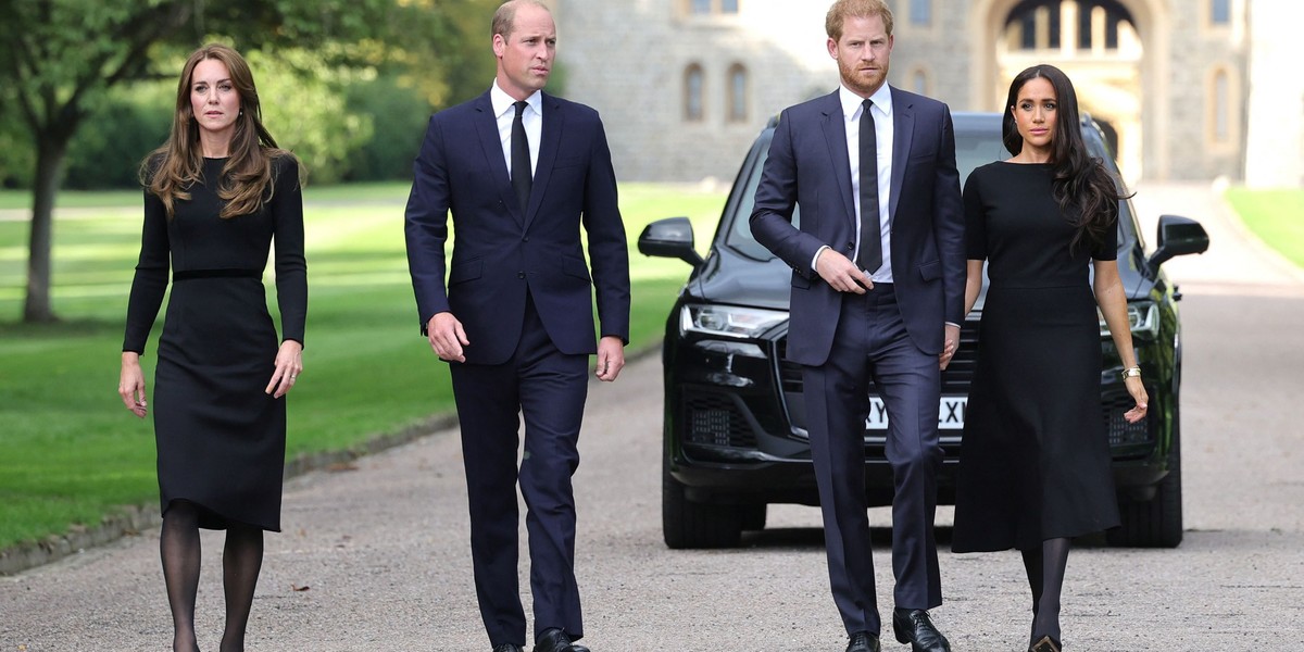 Kate, William, Harry i Meghan Markle