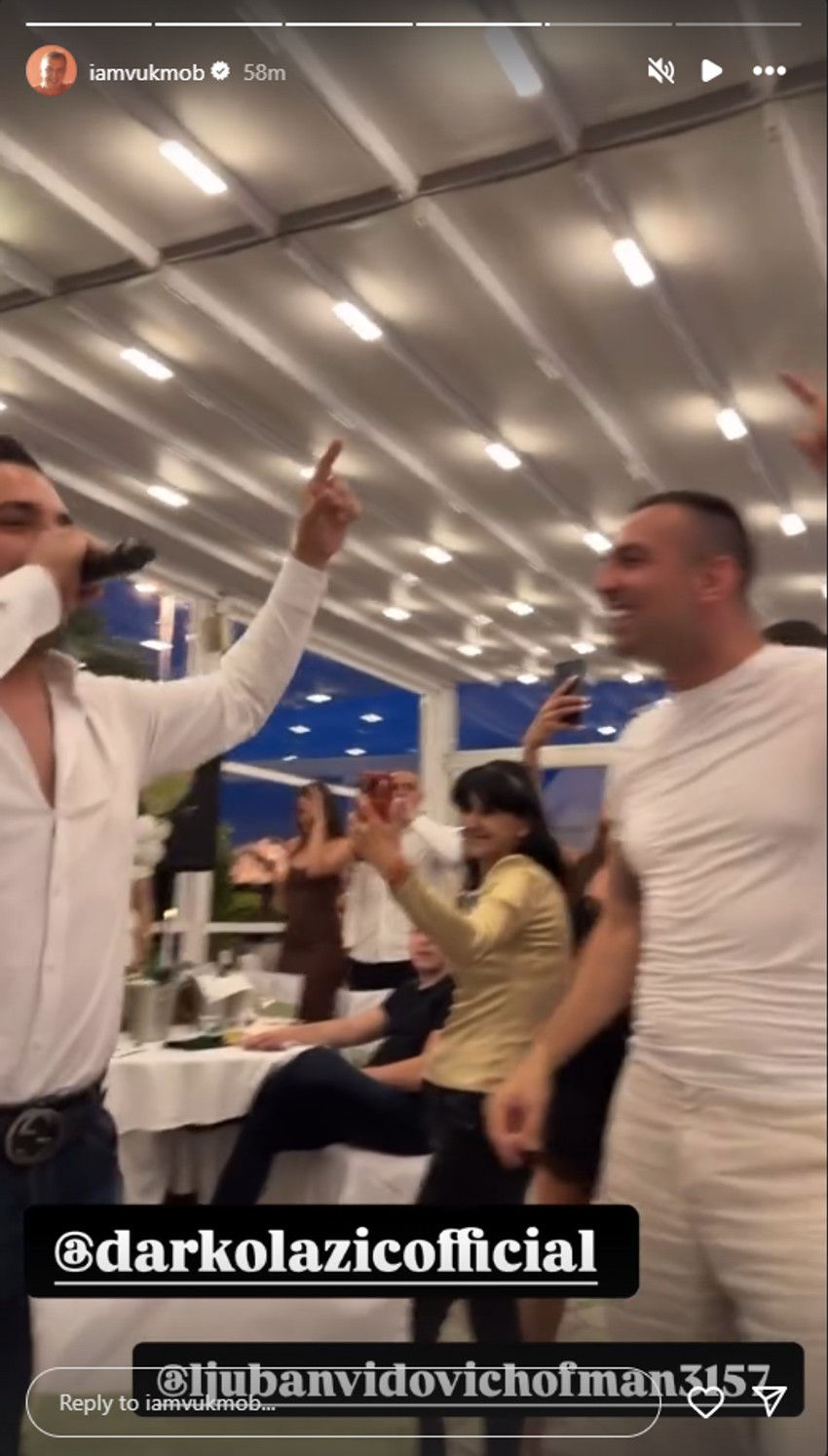 Slavlje posle krštenja Vukana Šijana