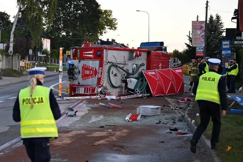 Miejsce śmiertelnego wypadku