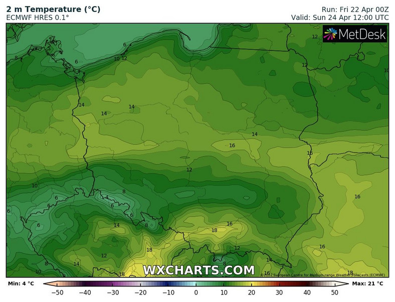 Temperatura będzie zróżnicowana